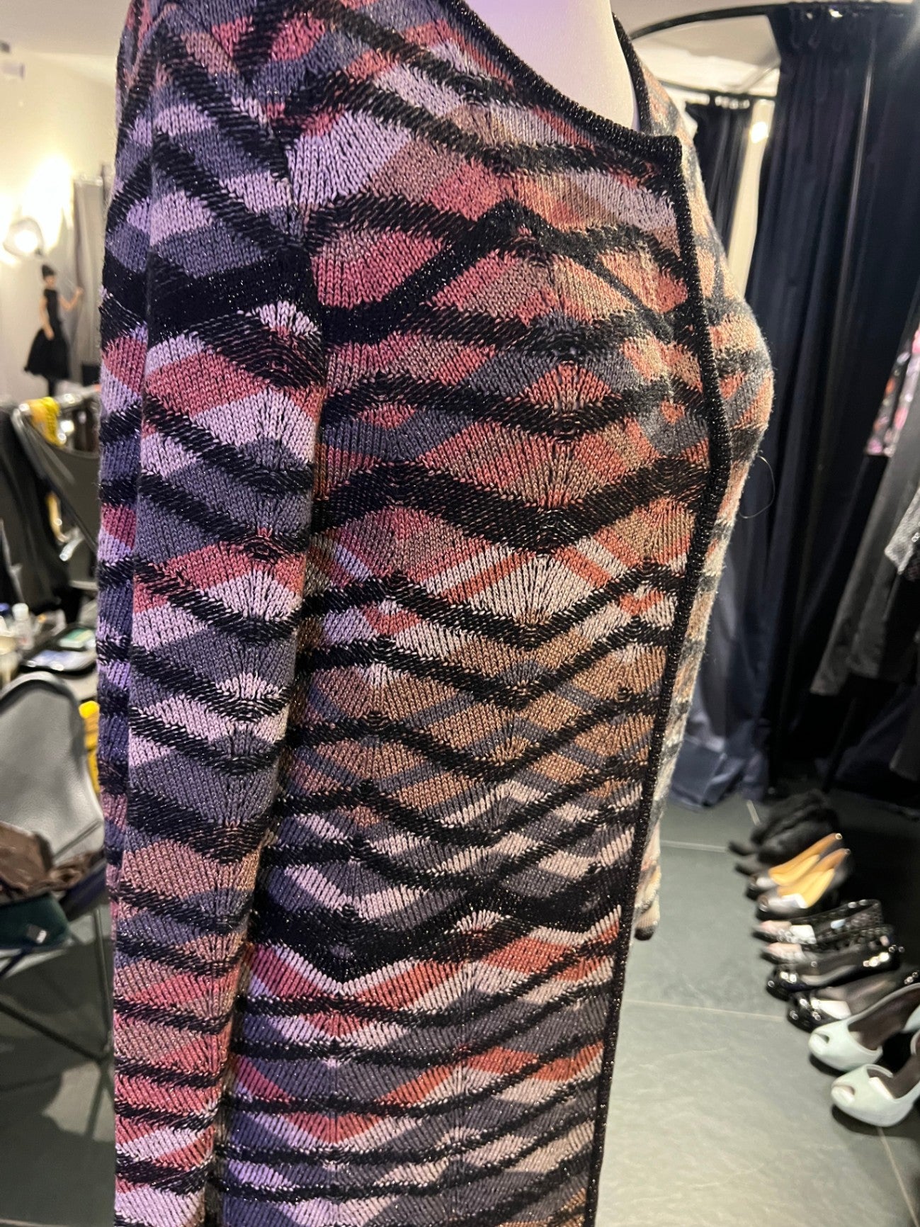 Missoni langer Strickmantel