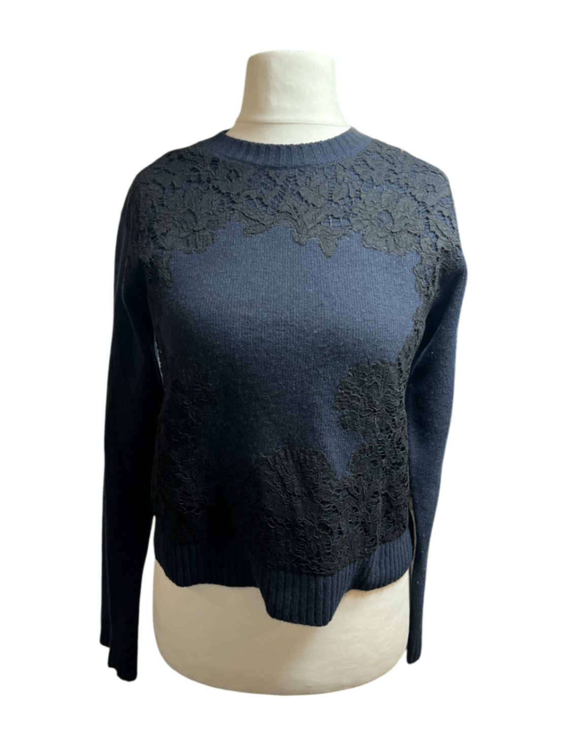 Valentino Pullover mit Stickereiapplikationen